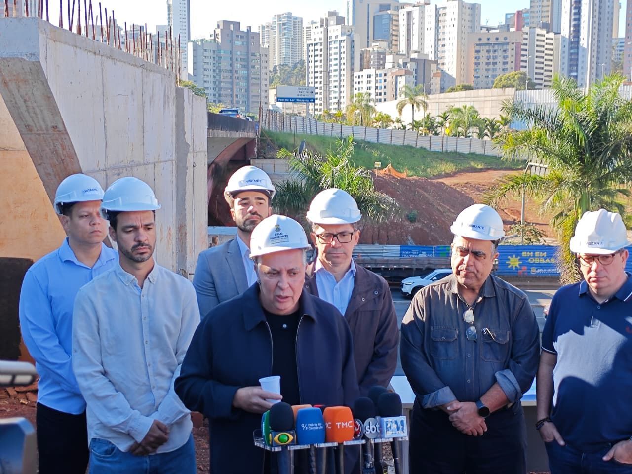 Obras do trevo do Belvedere, em BH, são retomadas nesta quarta (8) com nova empresa à frente