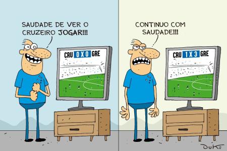Charge do Duke de Cruzeiro 1 x 3 Grêmio