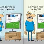 Charge do Duke | A derrota do Cruzeiro para o Grêmio na pausa da Copa