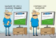 Charge do Duke | A derrota do Cruzeiro para o Grêmio na pausa da Copa