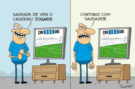 Charge do Duke de Cruzeiro 1 x 3 Grêmio