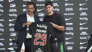 Novo camisa 29, Paulinho é apresentado oficialmente no Vasco: ‘Projeto me agradou’