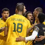 Eliminado, Brasil vence China e se despede da Liga das Nações de Vôlei