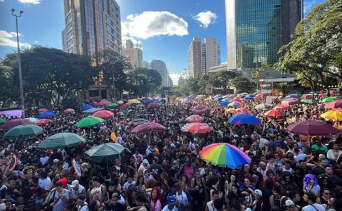 Parada reuniu multidão na região Centro Sul de BH