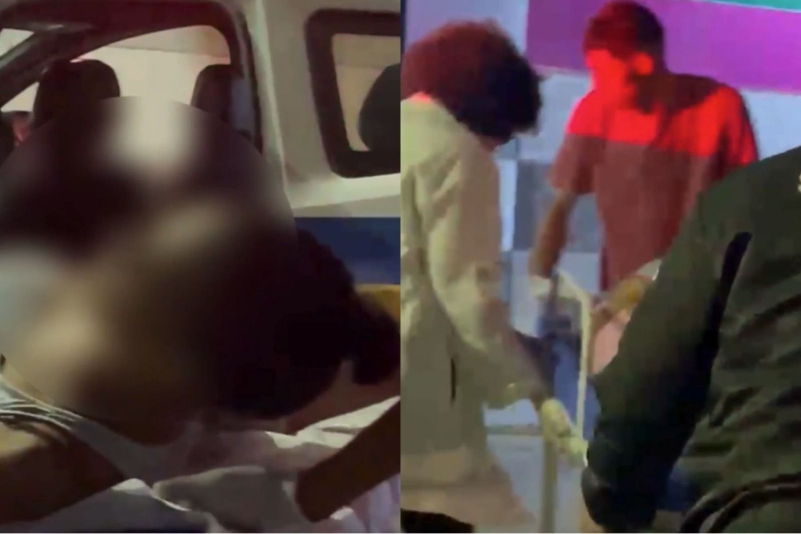 Vídeo mostra chegada de mulher baleada por engano em Contagem, na Grande BH, à UPA