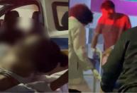 Vídeo mostra chegada de mulher baleada por engano em Contagem, na Grande BH, à UPA