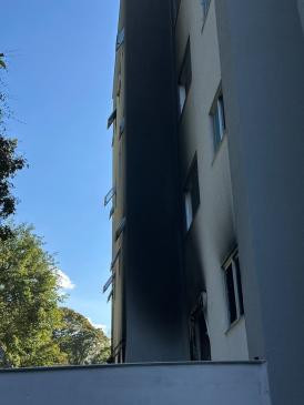 Imagens mostram destruição em apartamento após incêndio em Nova Lima