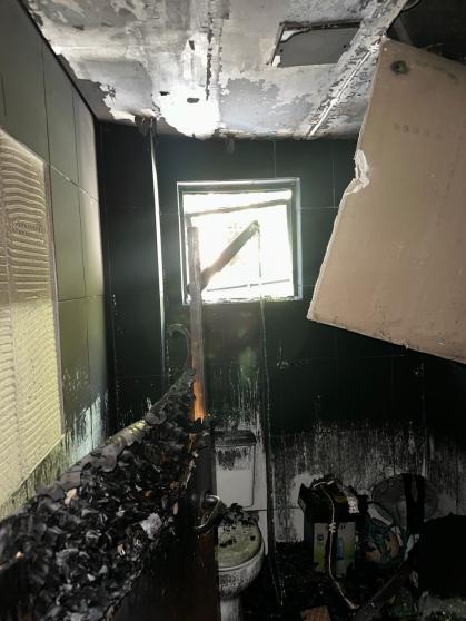Imagens mostram destruição em apartamento após incêndio em Nova Lima