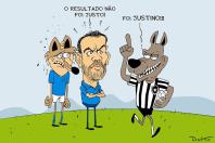 Charge do Duke | A derrota do Cruzeiro para o Botafogo no Brasileirão