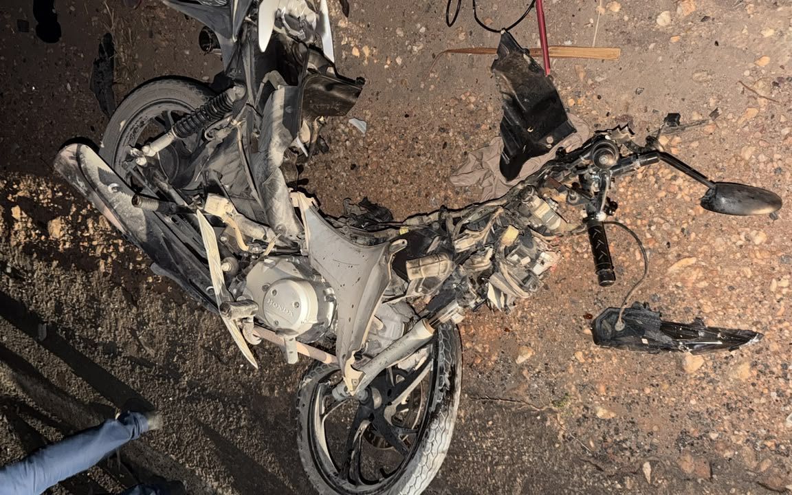 Colisão entre moto e caminhonete deixa uma vítima fatal na LMG-626, em Taiobeiras