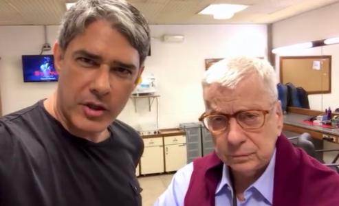 William Bonner e Renato Machado