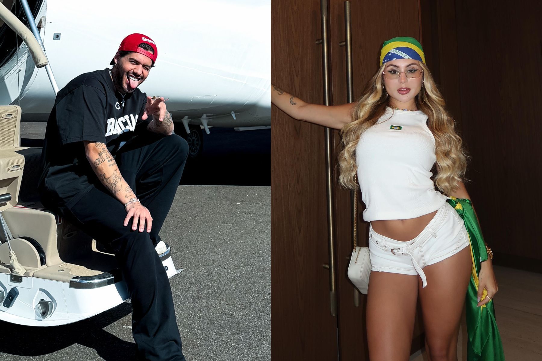 Zé Felipe é flagrado aos beijos com influenciadora ex de Orochi