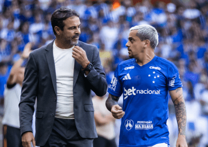 Artur Jorge e Fagner em Cruzeiro 0 x 1 Botafogo, pelo Brasileirão