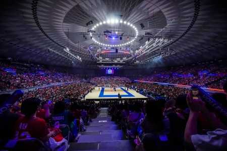 Ginásio de Osaka, palco da terceira semana da VNL Masculina