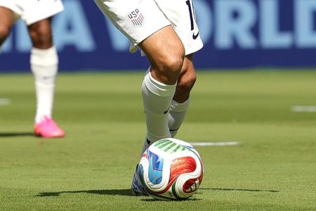 Jogador dos EUA em lance da Copa do Mundo