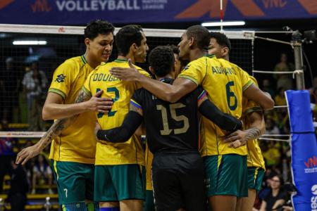 Seleção Brasileiras em ação na Liga das Nações (VNL)