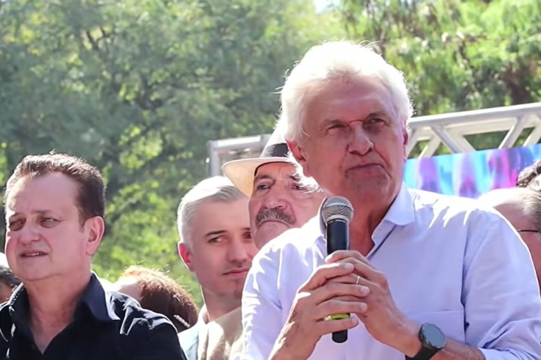 Caiado ataca Flávio e Lula e diz que candidatos 'armaram briga' para desviar foco