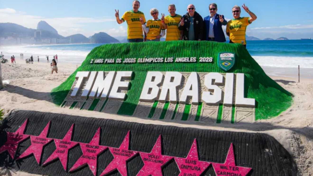 COB inaugura Calçadão da Fama em Copacabana em contagem regressiva para Los Angeles 2028