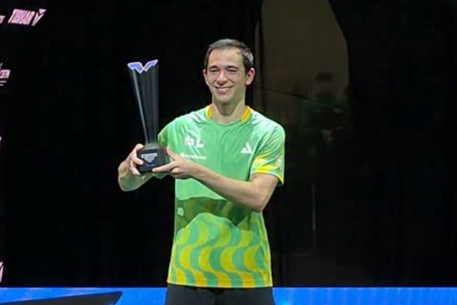 Hugo Calderano é campeão em São José dos Campos e mantém hegemonia no Brasil