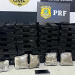 PCMG e PRF interceptam cerca de 200 kg de drogas a caminho de Muriaé
