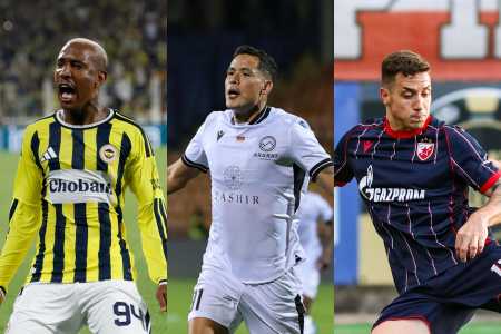 Anderson Talisca, Sandro Lima e Bruno Duarte, em ordem