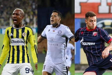 Anderson Talisca, Sandro Lima e Bruno Duarte, em ordem