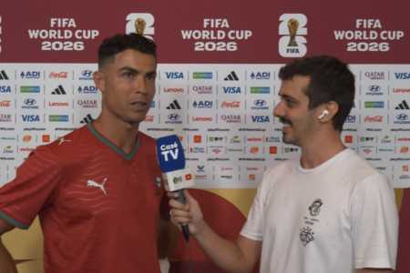 Astro de Portugal, Cristiano Ronaldo em entrevista à CazéTV