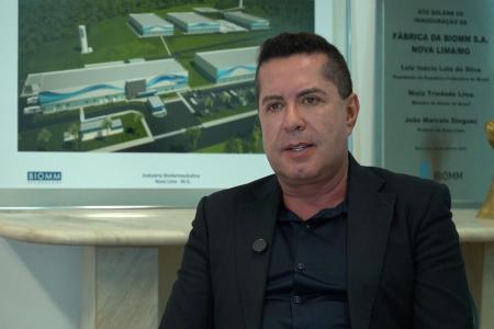 Diretor de operações da Biomm, Luciano Machado • Anderson Porto | Itatiaia