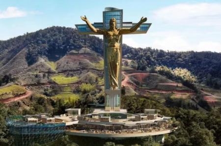 Projeto visual mostra planos de construção de estátua de Jesus Cristo na Colômbia