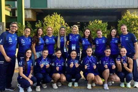Brasil fecha etapa de Milão da Ginástica Rítmica com ouro e prata antes do Mundial