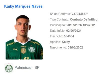 Contrato de Naves no BID • Reprodução/CBF