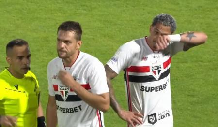 Toloi é substituído após lesão • Reprodução/TV Globo