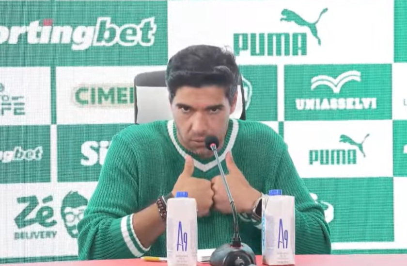 Abel Ferreira é direto e opina sobre lances polêmicos em Palmeiras x Vitória
