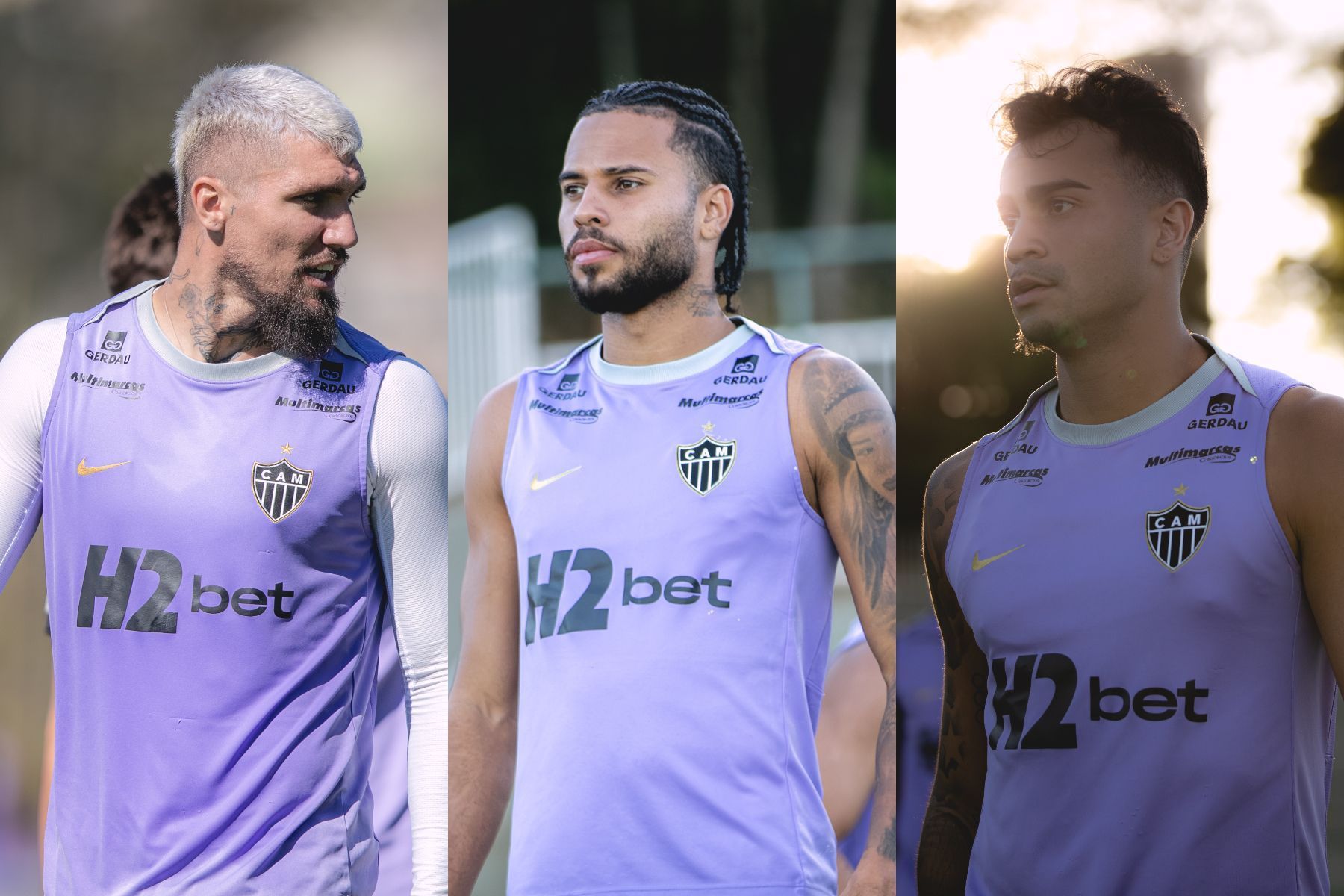 Jogadores do Atlético opinam quem é melhor entre Messi e Cristiano Ronaldo; assista