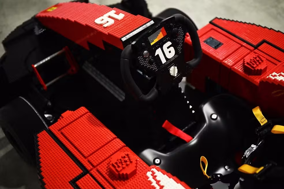 Karts de Lego para o GP da Grã-Bretanha • Divulgação
