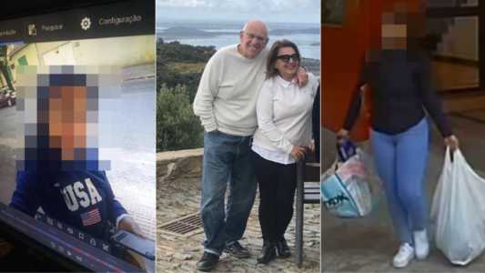 Suspeita entrou com blusa azul e saiu com camisa preta • Imagens cedidas à Itatiaia