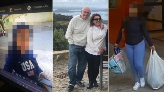Suspeita entrou com blusa azul e saiu com camisa preta