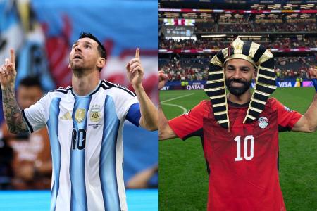 Messi e Salah, protagonistas de Argentina e Egito, respectivamente