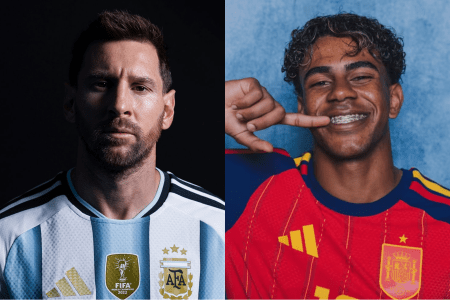 Lionel Messi e Lamine Yamal se enfrentam na final da Copa do Mundo
