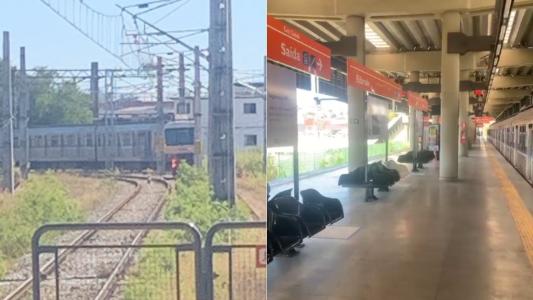 Vagão saiu dos trilhos em Contagem