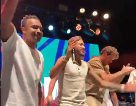 Thiaguinho, Neymar e Bruninho em festa de aniversário de 40 anos do jogador de vôlei