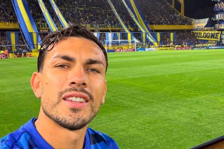 Paredes na La Bombonera quatro dias após a final da Copa