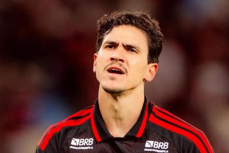 Pedro em ação pelo Flamengo na temporada 2026
