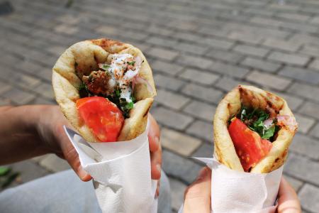 Gyros, comida de rua típica da Grécia