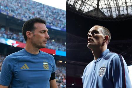 Scaloni e Tuchel, técnicos de Argentina e Inglaterra