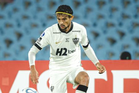 Gustavo Scarpa em ação pelo Atlético em 2026