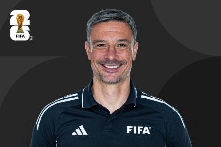 Slavko Vincic, árbitro esloveno da final da Copa de 2026