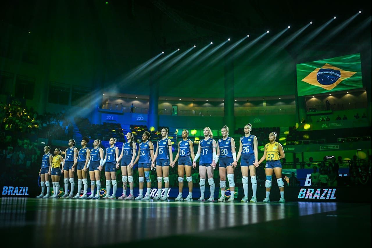 Horário e onde assistir ao vivo Brasil x Itália, pela Liga das Nações Feminina (VNL)