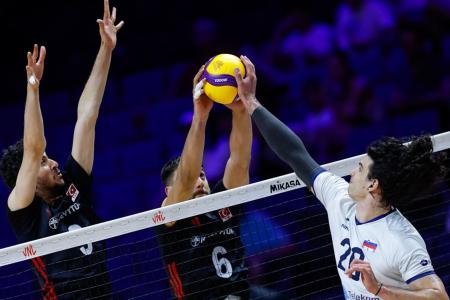 Eslovênia e Turquia em jogo da VNL