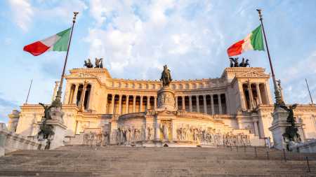 Monumento Victor Emmanuel II em Roma, na Itália
